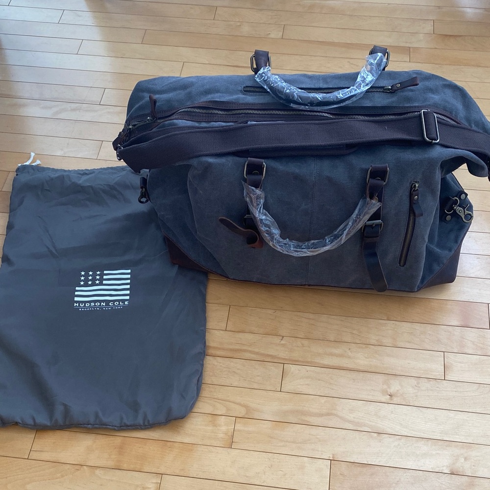Hudson Jeans Dark Gray Men's Duffel Bag